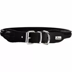HUNTER Halsband »Round & Soft«, Gr. M-L, Schwarz -Günstiges Tierbedarf Geschäft unnamed file 8996