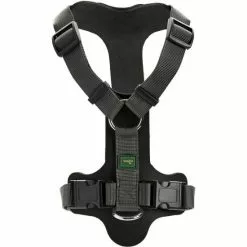 HUNTER Geschirr »Aalborg«, S, Rindsleder/nylon, Schwarz/grau