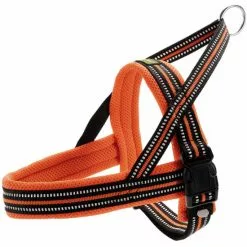 HUNTER Hunde-Geschirr, L-XL, Nylon/polyester, Orange