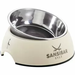 HUNTER Futternapf »Sansibar«, Edelstahl, Weiß, 0,35 L -Günstiges Tierbedarf Geschäft unnamed file 9460