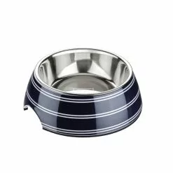 HUNTER Futternapf »Silda«, Edelstahl, Blau/weiß, 0,35 L