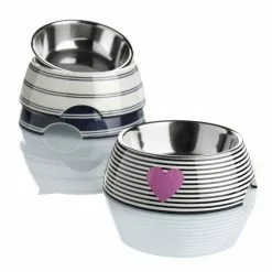 HUNTER Futternapf »Biri«, Edelstahl, Weiß/schwarz, 0,7 L -Günstiges Tierbedarf Geschäft unnamed file 9513