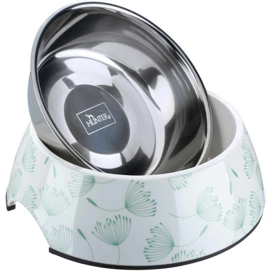 HUNTER Futternapf »Blies«, Edelstahl, Weiß/grün, 0,35 L 4 HUNTER Futternapf »Blies«, Edelstahl, Weiß/grün, 0,35 L – Bild 2