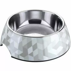 HUNTER Futternapf »Baku«, Edelstahl, Weiß/grau, 0,7 L