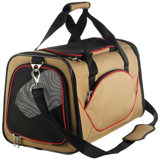 HUNTER Transportbox »Kansas«, BxHxT: 30 X 30 X 50 Cm, Beige/rot, Max. Belastbarkeit: 6,5 Kg 3 HUNTER Transportbox »Kansas«, BxHxT: 30 X 30 X 50 Cm, Beige/rot, Max. Belastbarkeit: 6,5 Kg