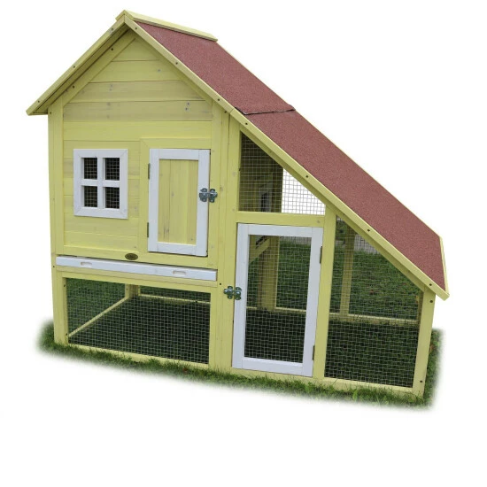HABAU Kleintierstall »Luxus«, BxHxT: 65 X 120 X 140 Cm, Gelb/weiß 5 HABAU Kleintierstall »Luxus«, BxHxT: 65 X 120 X 140 Cm, Gelb/weiß – Bild 3