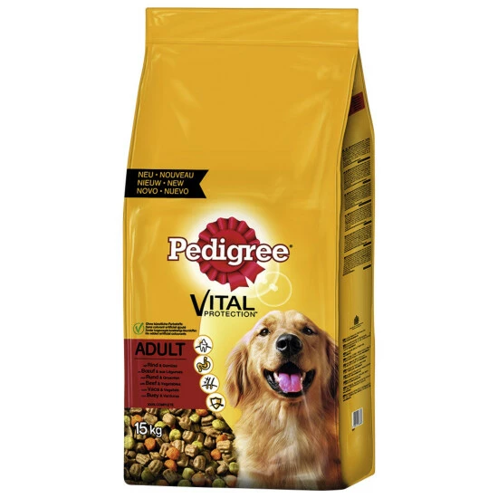 PEDIGREE Hundetrockenfutter »Vital Protection «, 15 Kg, Rind/Gemüse 3 PEDIGREE Hundetrockenfutter »Vital Protection «, 15 Kg, Rind/Gemüse