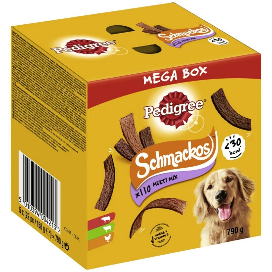 PEDIGREE Hundesnack »Schmackos«, 790 G (110 Snacks), Fleisch 3 PEDIGREE Hundesnack »Schmackos«, 790 G (110 Snacks), Fleisch