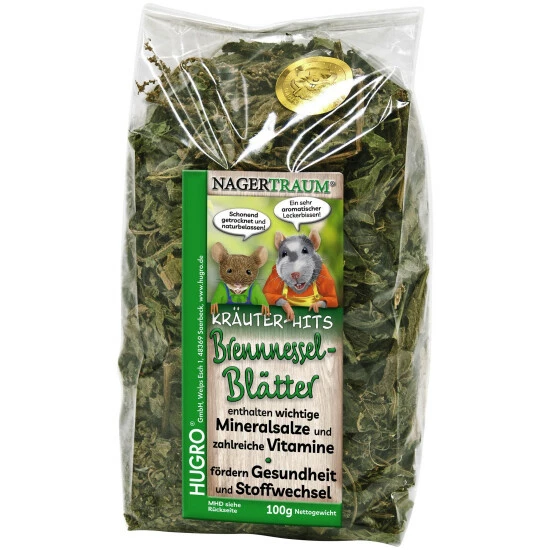 HUGRO Nagersnack, 100 G, Brennnessel 3 HUGRO Nagersnack, 100 G, Brennnessel